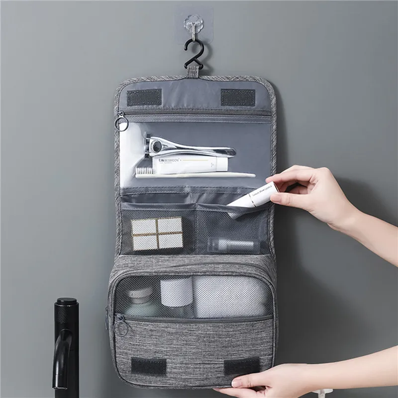 Hanging Travel Big Cosmetic Toiletry Bag Women Men Necessary Make Up Beauty Vanity Cases Organizer Accessory Storage Wash Pouch 
Hanging Travel Big Cosmetic Toiletry Bag Women Men Necessary Make Up Beauty Vanity Cases Organizer Accessory Storage Wash Pouch