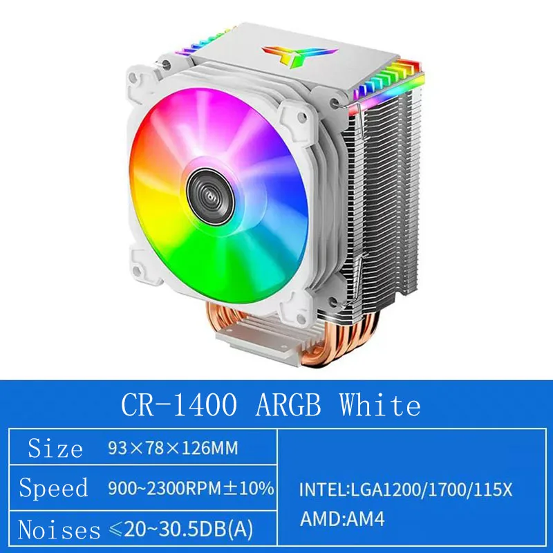 

JONSBO CR-1400 1150 1151 1155 1156 1200 AMD 4Heat Pipe PWM Tower CPU Cooler For Intel LGA775 AM4 AM3 AM2 FM1 FM2