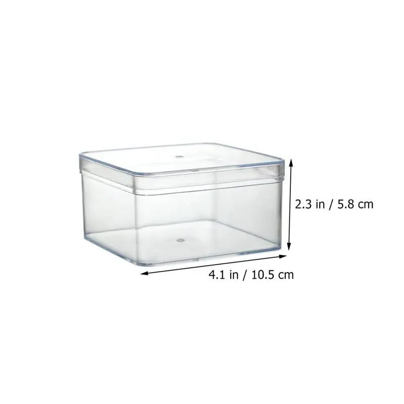 3pcs Clear Square Candy Box Sugar Case Food Holder Biscuit Box Transparent Acrylic Candy Packing Boxes Party Treat Boxes 10.5cm
3pcs Clear Square Candy Box Sugar Case Food Holder Biscuit Box Transparent Acrylic Candy Packing Boxes Party Treat Boxes 10.5cm