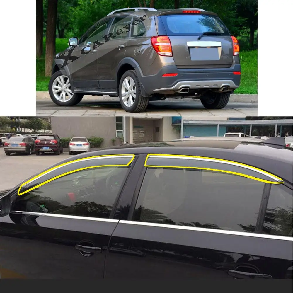 Car Sticker Plastic Window Glass Weather Wind Visor Rain/Sun Guard Vent Protector Parts For CHEVROLET Captiva 2010-2016
Car Sticker Plastic Window Glass Weather Wind Visor Rain/Sun Guard Vent Protector Parts For CHEVROLET Captiva 2010-2016