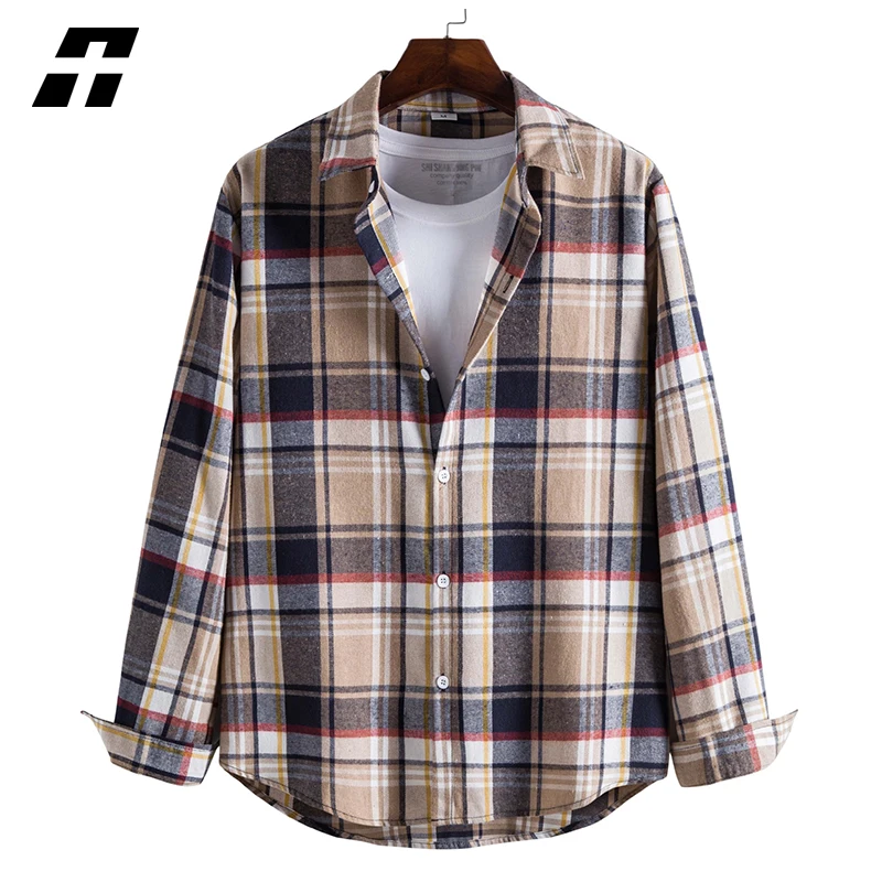 2022 Autumn Spring New Men's Fashion Long Sleeve Plaid Shirt Quality Khaki Men's Casual Formal Shirts Men Large Size Bloose Tops
2022 Autumn Spring New Men's Fashion Long Sleeve Plaid Shirt Quality Khaki Men's Casual Formal Shirts Men Large Size Bloose Tops