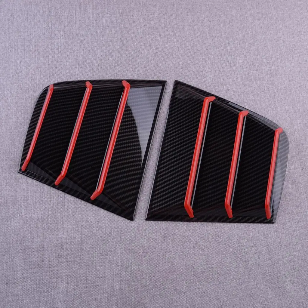 2Pcs Carbon Fiber Style Car Side Window Louver Air Vent Scoop Shade Cover Trim Fit for Dodge Charger 2011 2012 2013 2014-2021
2Pcs Carbon Fiber Style Car Side Window Louver Air Vent Scoop Shade Cover Trim Fit for Dodge Charger 2011 2012 2013 2014-2021