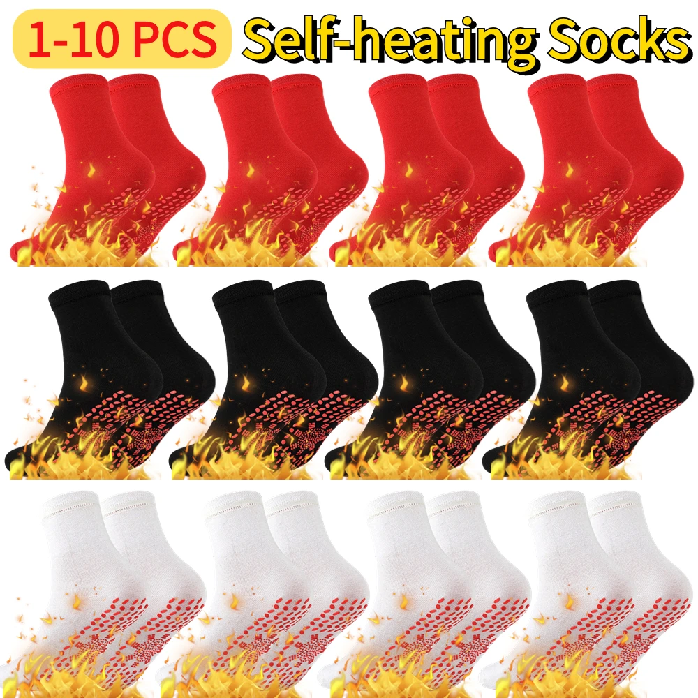 1-10Pairs Tourmaline Slimming Health Sock Winter Elastic Thermal Self-Heating Sock Health Care Socks Short Sock Magnetic Therapy
1-10Pairs Tourmaline Slimming Health Sock Winter Elastic Thermal Self-Heating Sock Health Care Socks Short Sock Magnetic Therapy