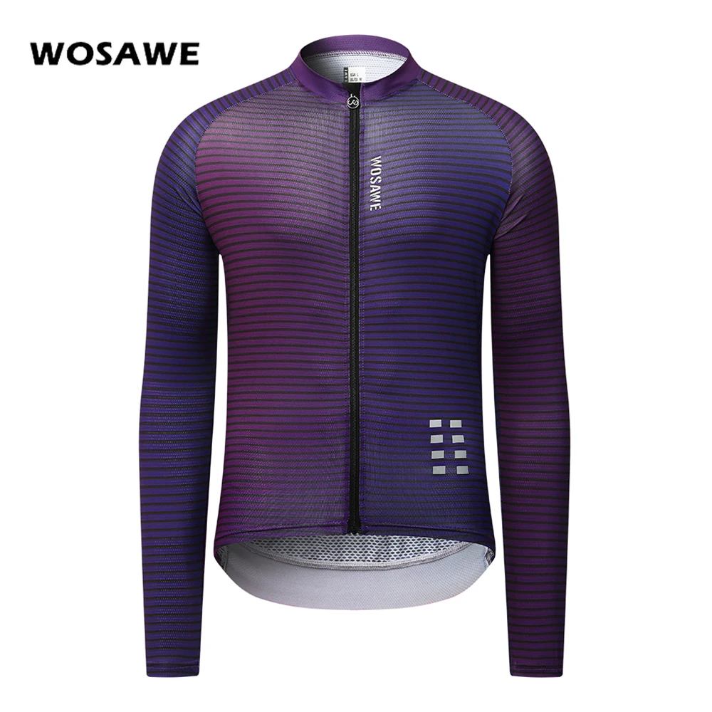 WOSAWE Men's Pro Cycling Jersey Long Sleeve Mountain Bike Clothing Breathable MTB Bicycle Clothes SportsWear Motocross Jersey
WOSAWE Men's Pro Cycling Jersey Long Sleeve Mountain Bike Clothing Breathable MTB Bicycle Clothes SportsWear Motocross Jersey