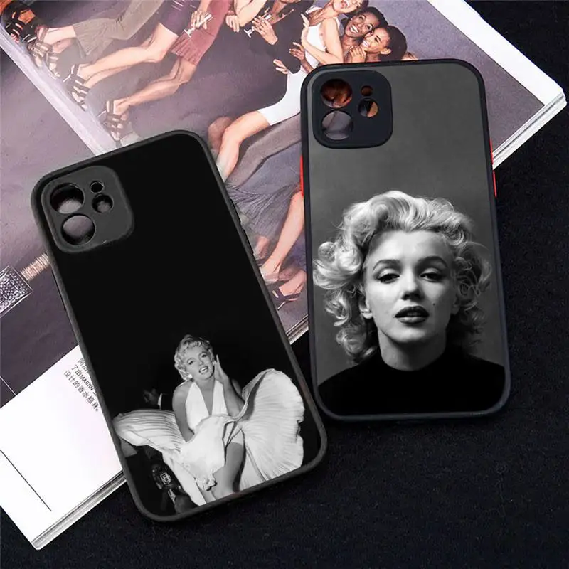 Marilyn Monroe famous star Phone Case matte transparent For iphone 7 8 11 12 13 plus mini x xs xr pro max cover
Marilyn Monroe famous star Phone Case matte transparent For iphone 7 8 11 12 13 plus mini x xs xr pro max cover