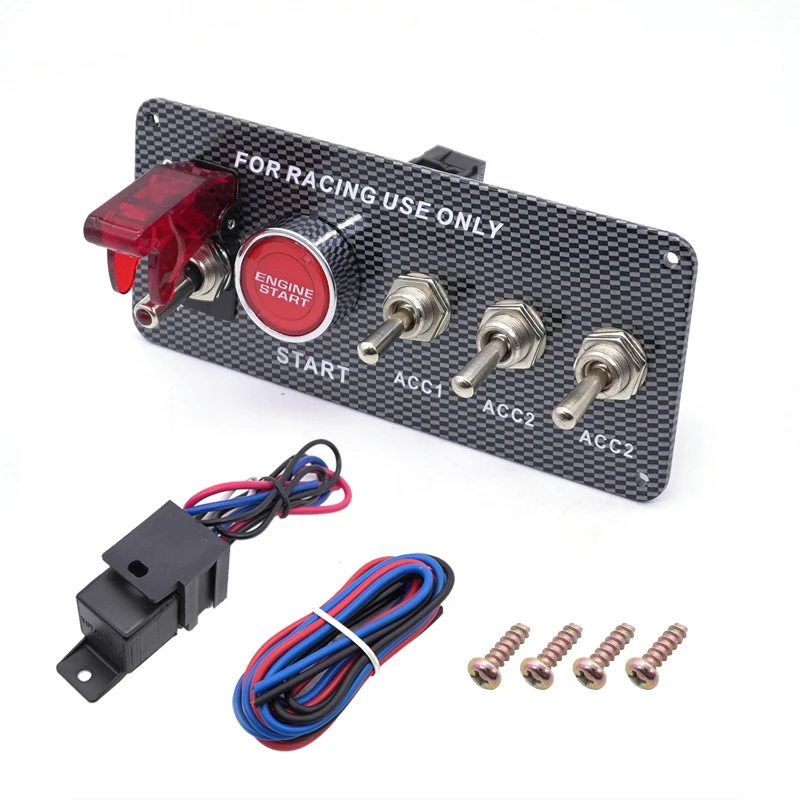 Car Modification Ignition Switch One Button Start Switch Panel Five In One Combination 12V Voltage Universal
Car Modification Ignition Switch One Button Start Switch Panel Five In One Combination 12V Voltage Universal