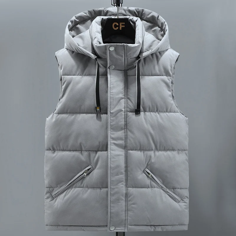 Plus Size S-8XL Autumn Winter Men Thick Vest Hooded 2023 New Brand Cotton Padded Sleeveless Jackets Man Warm Men's Clothing
Plus Size S-8XL Autumn Winter Men Thick Vest Hooded 2023 New Brand Cotton Padded Sleeveless Jackets Man Warm Men's Clothing