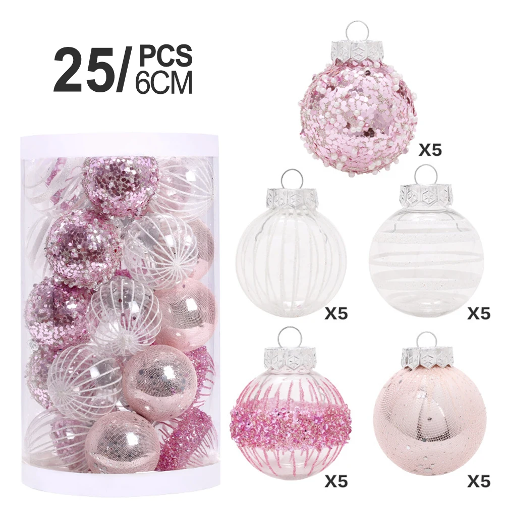 Pendant Christmas Ball Outdoor Indoor Living Room 25PC Decorations Festive Atmosphere For Holiday Wedding Glitter
Pendant Christmas Ball Outdoor Indoor Living Room 25PC Decorations Festive Atmosphere For Holiday Wedding Glitter