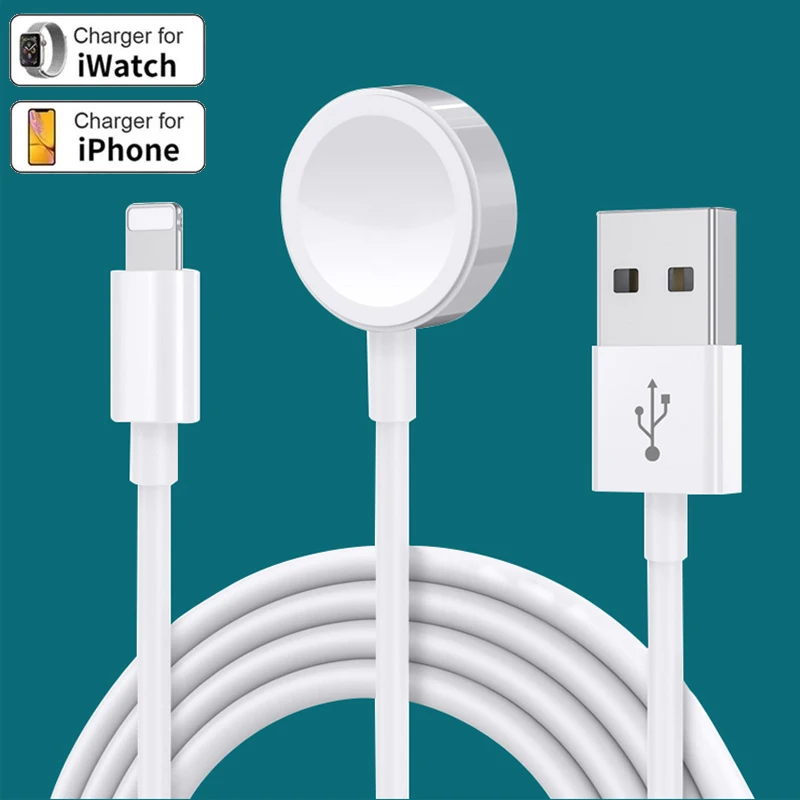 QI Wireless Charger for Apple Watch Magnetic Charging 1M Cable Portable USB Dock 2 in 1 Apple watch Series Ultra 8 7 6 SE 5 4 3
QI Wireless Charger for Apple Watch Magnetic Charging 1M Cable Portable USB Dock 2 in 1 Apple watch Series Ultra 8 7 6 SE 5 4 3