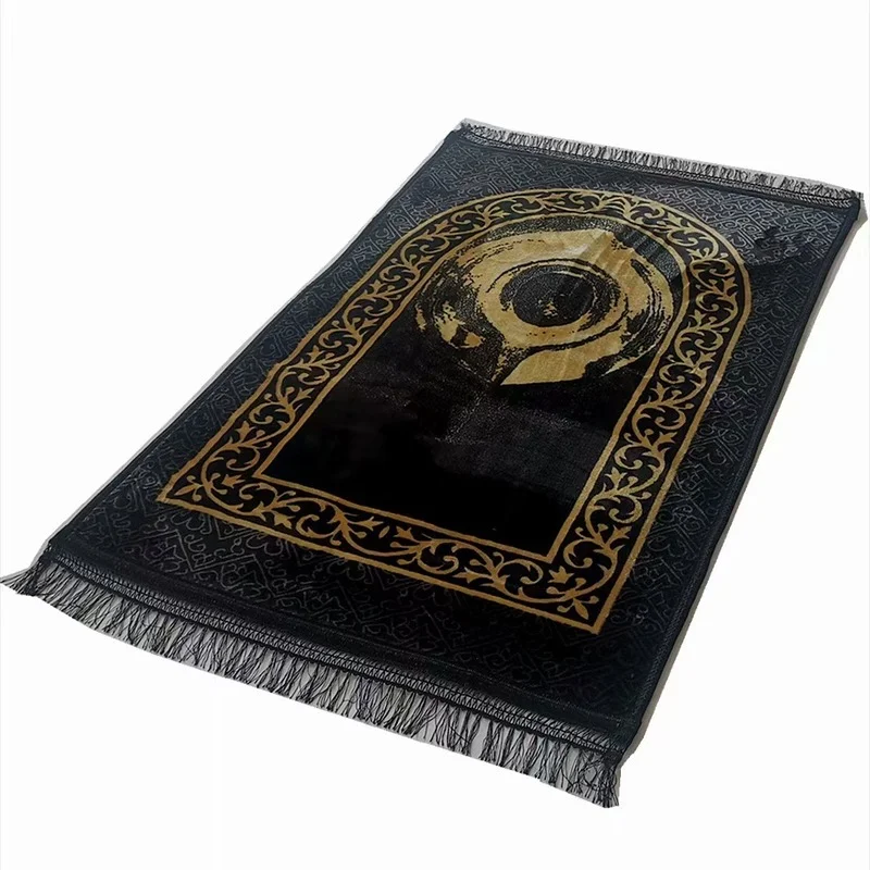 Black Raschel Printed Prayer Blanket Thickened Anti-slip Prayer Blanket Arab Prayer Carpet Ramadan Gift
Black Raschel Printed Prayer Blanket Thickened Anti-slip Prayer Blanket Arab Prayer Carpet Ramadan Gift