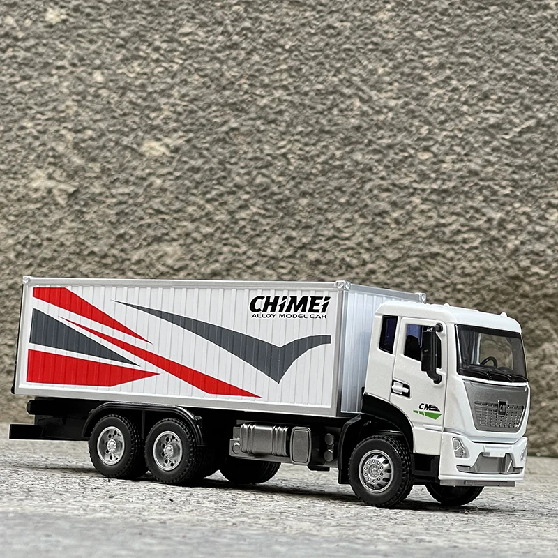 Diecast 1/32 City Container Transport Truck Model Sound and Light Pull Back Simulation Alloy Model Children's Toy Car Gift
Diecast 1/32 City Container Transport Truck Model Sound and Light Pull Back Simulation Alloy Model Children's Toy Car Gift