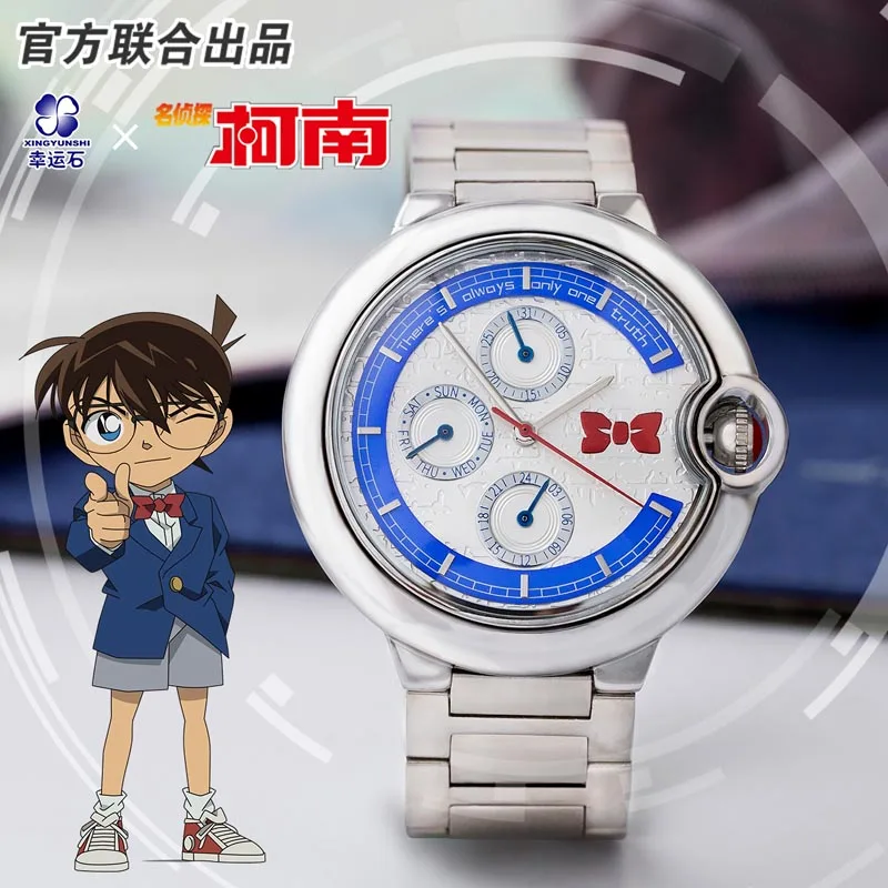 

Detective Conan Quartz Watch Watches Anime Manga Role Ran Shinichi Furuya Rei Kid Action Figure New Trendy Gift