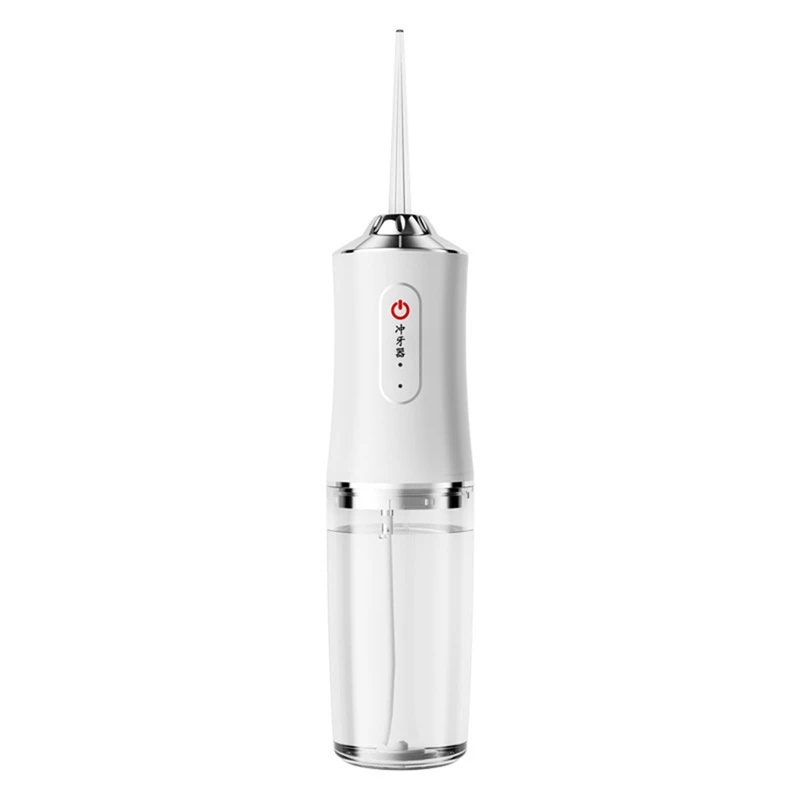 Oral Irrigator Portable Water Flosser USB Rechargeable Water Jet Floss Tooth Pick 4 Jet Tip 220Ml 3 Modes US Plug
Oral Irrigator Portable Water Flosser USB Rechargeable Water Jet Floss Tooth Pick 4 Jet Tip 220Ml 3 Modes US Plug