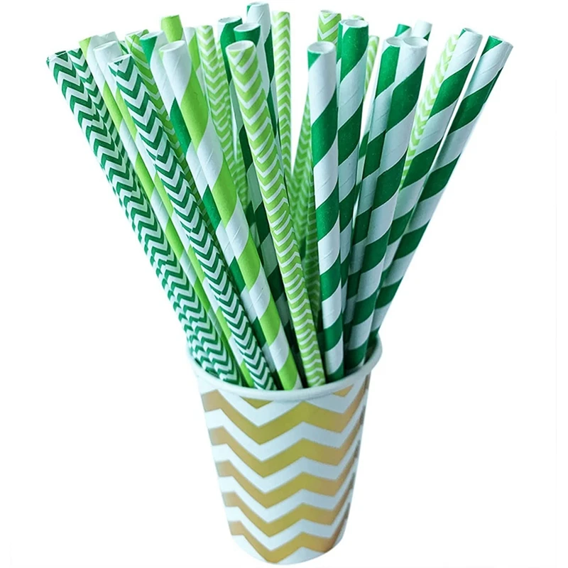 200 Pcs Reusable Paper Straws, Green Striped Straw For Mason Jar, Glass, Birthday, Wedding, Christmas, Baby Shower
200 Pcs Reusable Paper Straws, Green Striped Straw For Mason Jar, Glass, Birthday, Wedding, Christmas, Baby Shower
