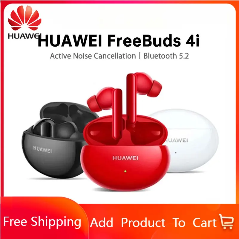 HUAWEI FREEBUDS 4i Wireless Headphones 10 Hours PlayBack Quick Charge Active Noise Cancellation Bluetooth Earphones Headset
HUAWEI FREEBUDS 4i Wireless Headphones 10 Hours PlayBack Quick Charge Active Noise Cancellation Bluetooth Earphones Headset