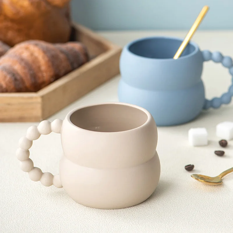 

Керамическая кофейная кружка MUZITY, новый дизайн, посуда для напитков, Прекрасная чайная кружка с ложкой, фарфоровая чашка для молока 300 мл