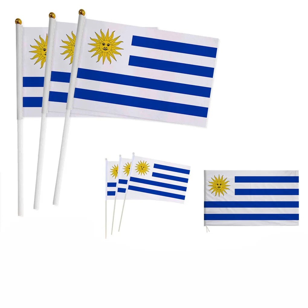 Z-ONE FLAG 100pcs Uruguay Hand Flag 14*21cm Uruguay Uruguayan National Flag Small HandHeld Waving Flag Indoor Outdoor Home Decor
Z-ONE FLAG 100pcs Uruguay Hand Flag 14*21cm Uruguay Uruguayan National Flag Small HandHeld Waving Flag Indoor Outdoor Home Decor