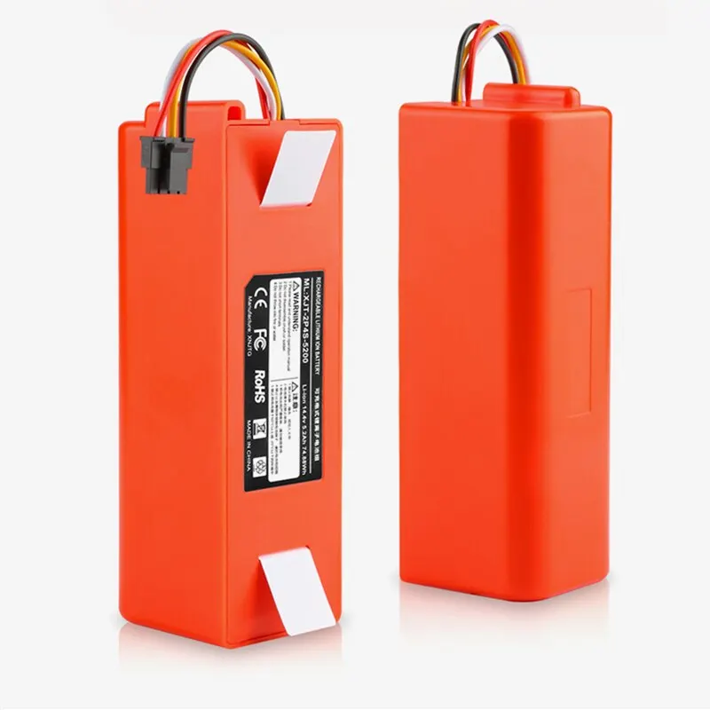 New 9800mAh 14.4V 9.8Ah li-ion Battery Vacuum Cleaner accessories for xiaomi mi robot Robotics cleaner roborock S50 S51 T4 T6
New 9800mAh 14.4V 9.8Ah li-ion Battery Vacuum Cleaner accessories for xiaomi mi robot Robotics cleaner roborock S50 S51 T4 T6