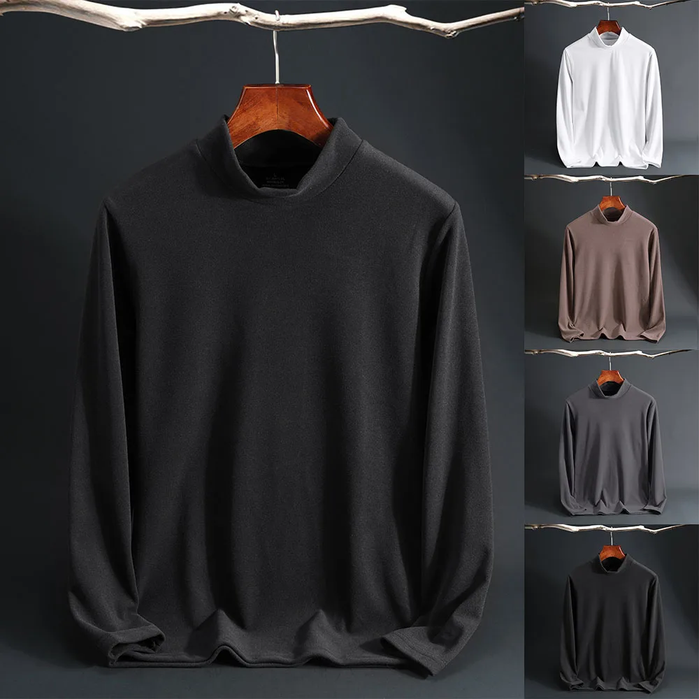Mens Casual Half Turtleneck Pullover Long Sleeve Jumper Tops Causal Warm Slim T-Shirt Solid Bottoming Shirt
Mens Casual Half Turtleneck Pullover Long Sleeve Jumper Tops Causal Warm Slim T-Shirt Solid Bottoming Shirt