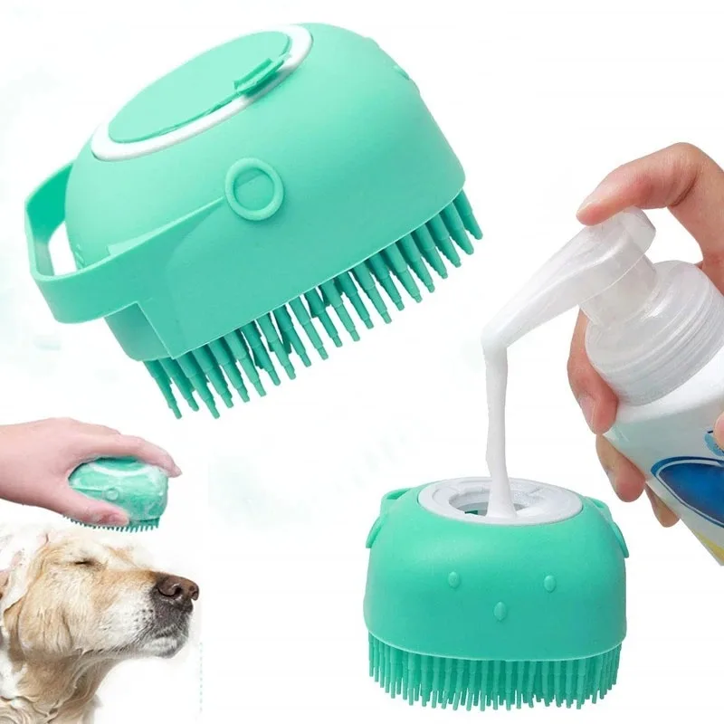 Bathroom Pet Dog Cat Bath Brush Massage Brush with Soap and Shampoo Soft Silicone Glove Dogs Cats Combs Pet Grooming Brush
Bathroom Pet Dog Cat Bath Brush Massage Brush with Soap and Shampoo Soft Silicone Glove Dogs Cats Combs Pet Grooming Brush