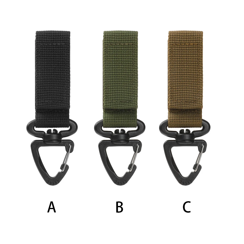 Outdoor Tactical Webbing Buckle Nylon Molle Carabiner Keychain Multi Functional Mountaineering Tactical Keychain Belt Key Clasp
Outdoor Tactical Webbing Buckle Nylon Molle Carabiner Keychain Multi Functional Mountaineering Tactical Keychain Belt Key Clasp