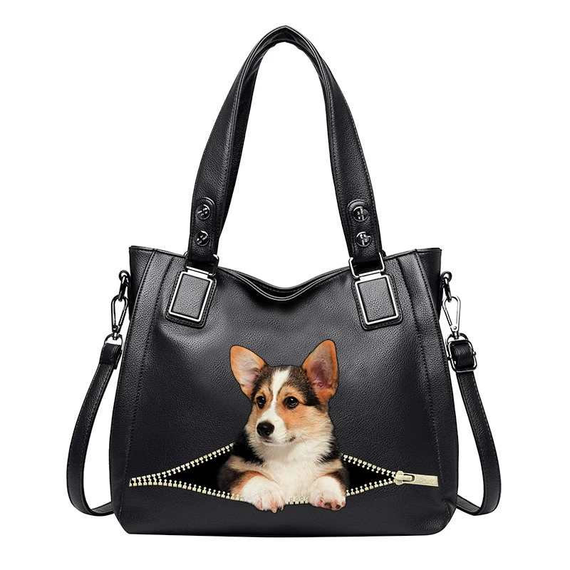Women Luxury Bag Casual Tote Bag Fashion Designer Handbags High Quality Lady PU Leather Shoulder Dog Picture Bags HBN041
Women Luxury Bag Casual Tote Bag Fashion Designer Handbags High Quality Lady PU Leather Shoulder Dog Picture Bags HBN041