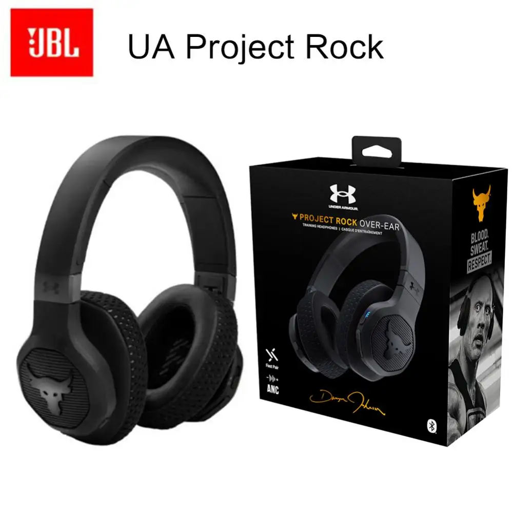 JBL UA Project Rock Bluetooth 5.0 Headphones Under Armour Noise Cancelling Headset Sports Music True Wireless Earphone With Mic
JBL UA Project Rock Bluetooth 5.0 Headphones Under Armour Noise Cancelling Headset Sports Music True Wireless Earphone With Mic