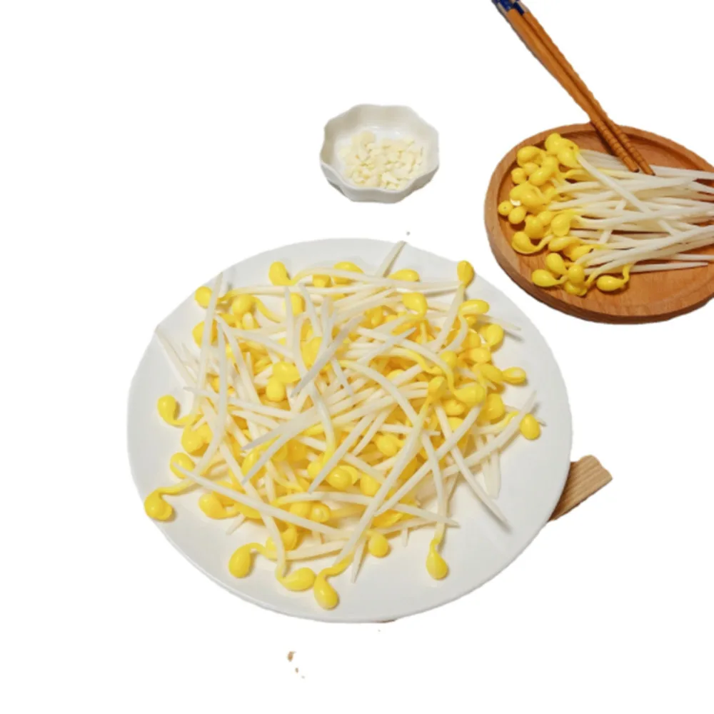 PVC Simulation Soybean Sprout Seedlings Mung Bean Sprouts Model Food Vegetables Model Home Dishes Ornaments Prop DIY Craft
PVC Simulation Soybean Sprout Seedlings Mung Bean Sprouts Model Food Vegetables Model Home Dishes Ornaments Prop DIY Craft