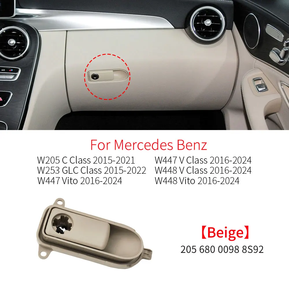Автомобильный перчаточный ящик, ручка, крышка, замок, ящик для инструментов, ящик для перчаток, переключатель крышки для Mercedes Benz W205 W253 W447 W448 C GLC V Class Vito
Автомобильный перчаточный ящик, ручка, крышка, замок, ящик для инструментов, ящик для перчаток, переключатель крышки для Mercedes Benz W205 W253 W447 W448 C GLC V Class Vito
