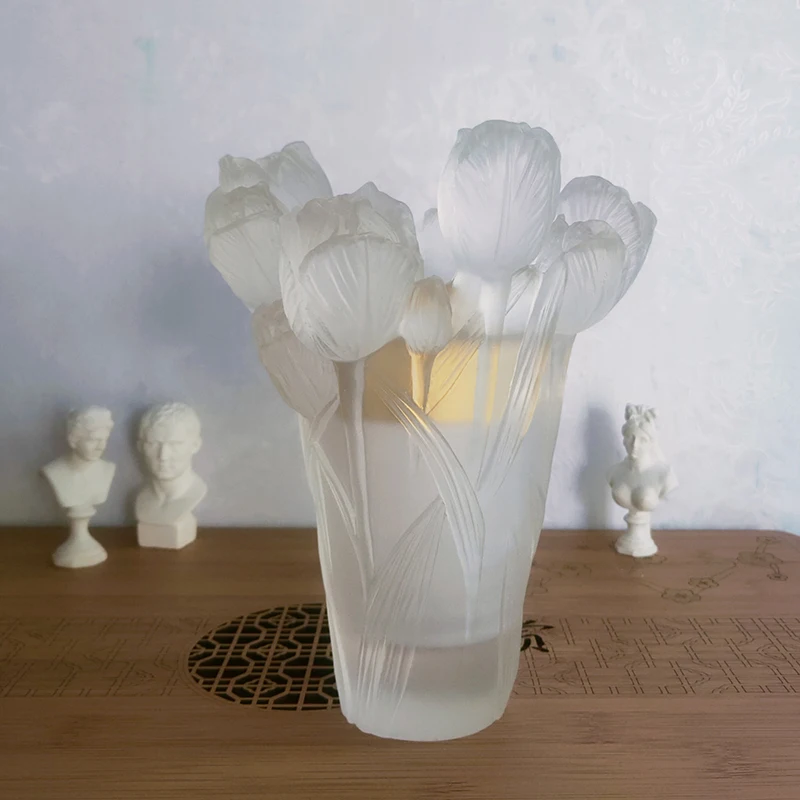 Tulip Crystal Censer Burners Saudi Arabia Liuli Incense Burner Wedding Chirstmas Gifts Home Decor Ornaments Incense Holders
Tulip Crystal Censer Burners Saudi Arabia Liuli Incense Burner Wedding Chirstmas Gifts Home Decor Ornaments Incense Holders