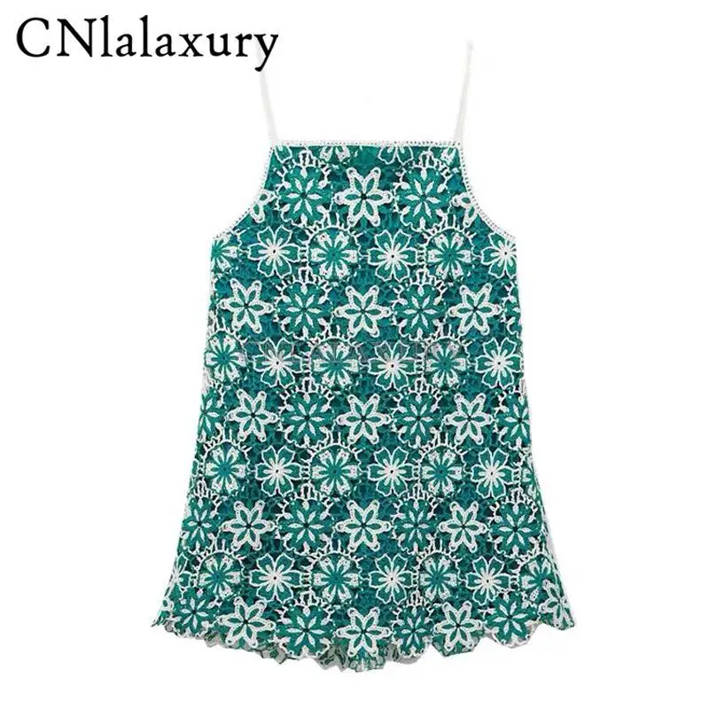 CNlalaxury Boho Bohemian Beach Vacation Crochet Mini Dress Women Summer Neck Sleeveless Backless Sexy Spaghetti Strap Dresses
CNlalaxury Boho Bohemian Beach Vacation Crochet Mini Dress Women Summer Neck Sleeveless Backless Sexy Spaghetti Strap Dresses