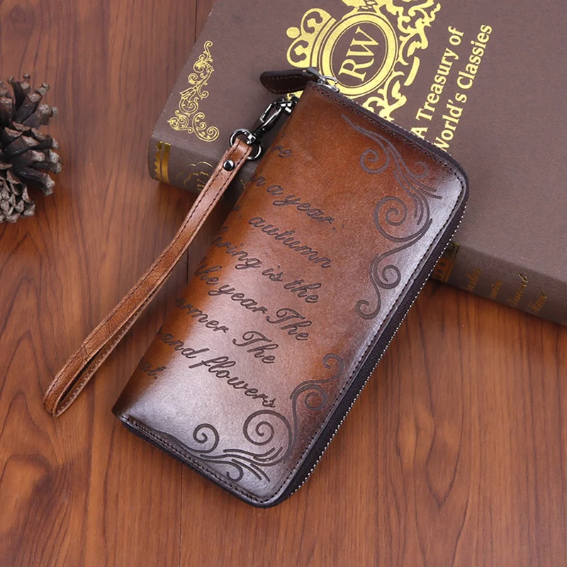 Women Genuine Leather Wallet Long Printing Letter Cloud Female Lady Card Retro Clips Purse Clutch Handy Money Bag
Women Genuine Leather Wallet Long Printing Letter Cloud Female Lady Card Retro Clips Purse Clutch Handy Money Bag