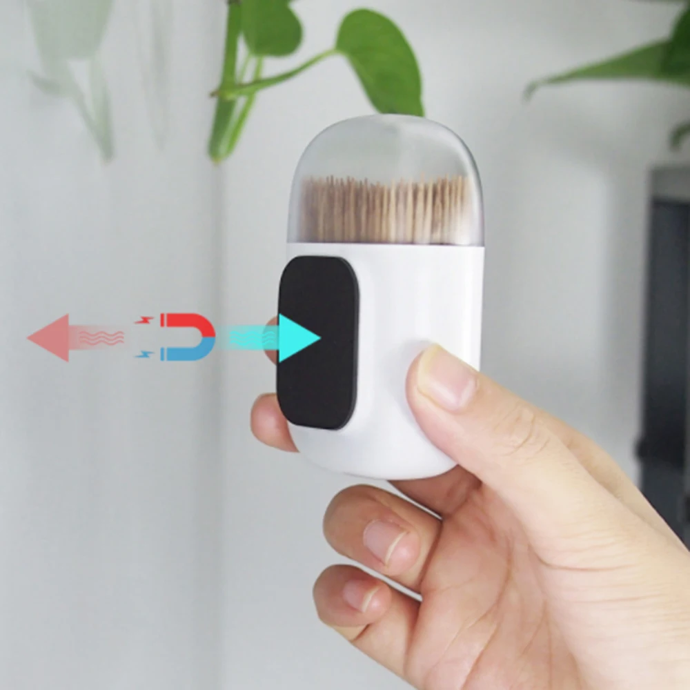 Practical Magnetic Toothpick Holder Container Portable Toothpick Box Refrigerator Microwave Oven Household Toothpick Dispenser
Practical Magnetic Toothpick Holder Container Portable Toothpick Box Refrigerator Microwave Oven Household Toothpick Dispenser
