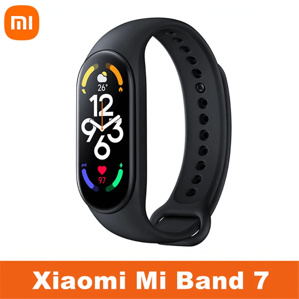 Смарт-браслет Xiaomi Mi Band 7, 6 цветов, с AMOLED экраном 
Смарт-браслет Xiaomi Mi Band 7, 6 цветов, с AMOLED экраном