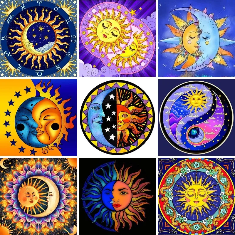 Diamond Mosaic Paintings Celestial Sun And Moon Full Rhinestones 5D Diamond Painting Cross Stitch Diamond Embroidery Decor
Diamond Mosaic Paintings Celestial Sun And Moon Full Rhinestones 5D Diamond Painting Cross Stitch Diamond Embroidery Decor