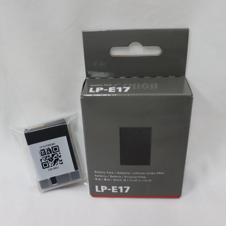 Аккумулятор для фотоаппарата LP-E17 7 2 В 1040 мАч подходит R50 R8 R10 RP 850D 800D 77D M6 и других