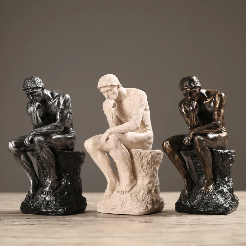 Nordic Thinker Sculpture Resin Model Home Decoration Accessories Office Decoration Living Room Ornaments Figurines For Interior
Nordic Thinker Sculpture Resin Model Home Decoration Accessories Office Decoration Living Room Ornaments Figurines For Interior