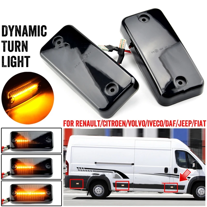 2 шт., световые поворотники для Fiat Citroen Peugeot Boxer Renault VOLVO Iveco
2 шт., световые поворотники для Fiat Citroen Peugeot Boxer Renault VOLVO Iveco
