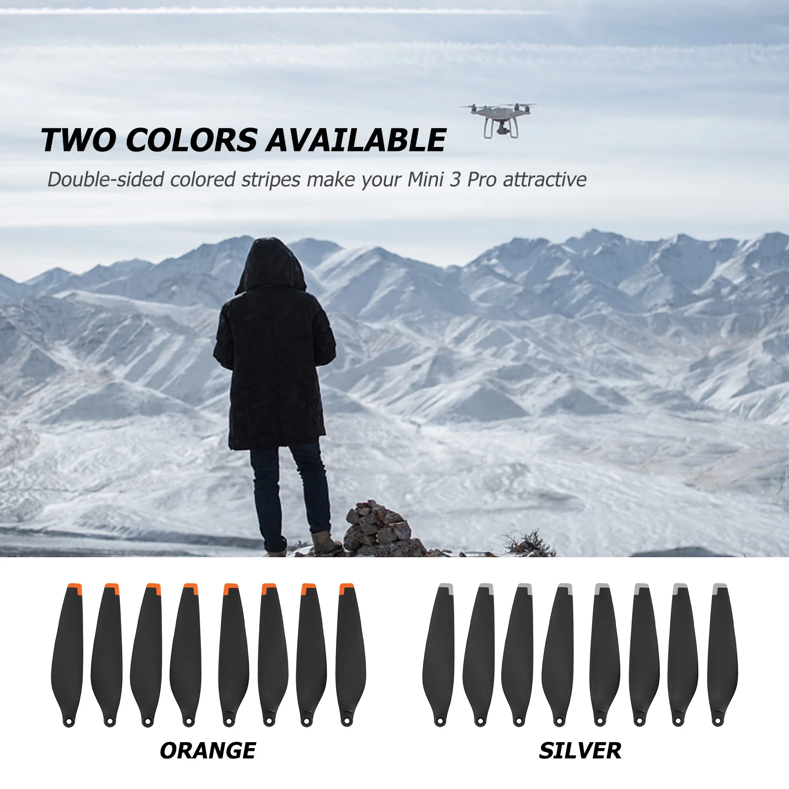 Для DJI Mini 3 Pro 8 шт. пропеллеры для дрона с низким уровнем шума быстросъемные лопасти
Для DJI Mini 3 Pro 8 шт. пропеллеры для дрона с низким уровнем шума быстросъемные лопасти