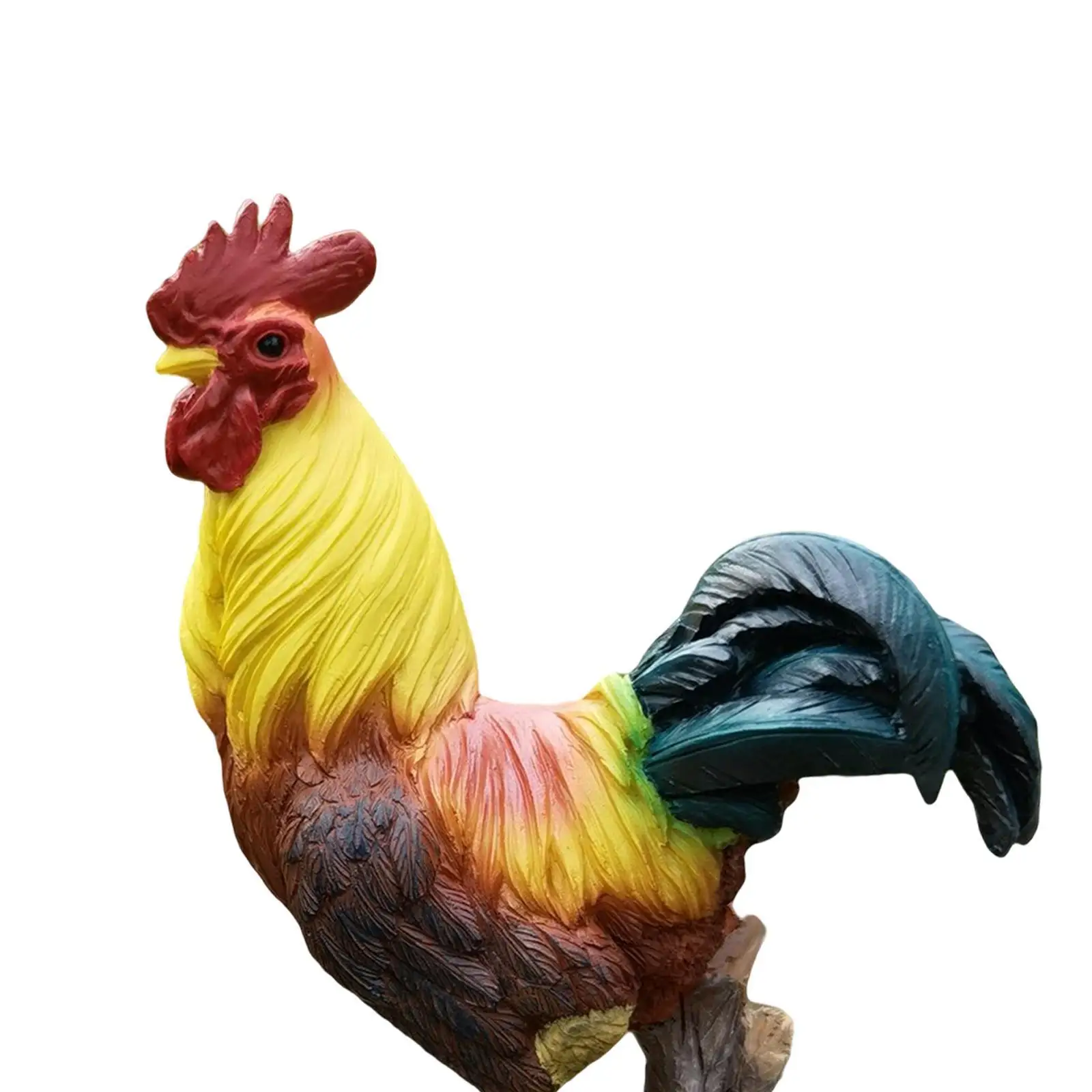

Статуя искусственной курицы из смолы, декоративная для внутреннего дворика, газона, заднего двора, подъемная ступня L