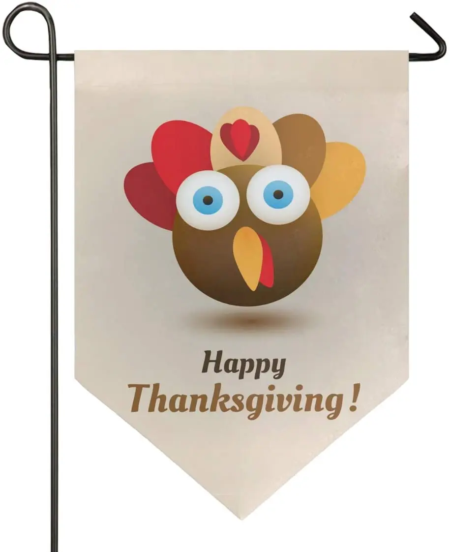 Happy Thanksgiving Cute Turkey Garden Flag Welcome Home House Flags Double Sided Yard Banner Outdoor Decor Banner for Outside Ho
Happy Thanksgiving Cute Turkey Garden Flag Welcome Home House Flags Double Sided Yard Banner Outdoor Decor Banner for Outside Ho