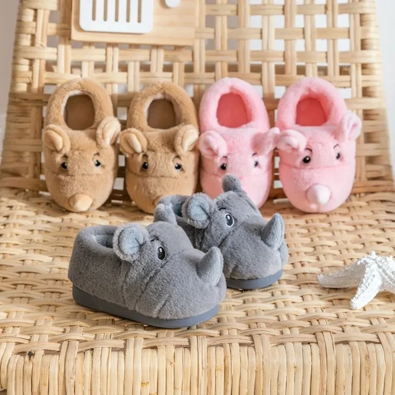 Lovely Babi Rhinoceros Slippers Winter Toddler Baby Shoes Cute Cartoon Slippers Baby Soft Sole Anti-Slip First Walking Shoes
Lovely Babi Rhinoceros Slippers Winter Toddler Baby Shoes Cute Cartoon Slippers Baby Soft Sole Anti-Slip First Walking Shoes