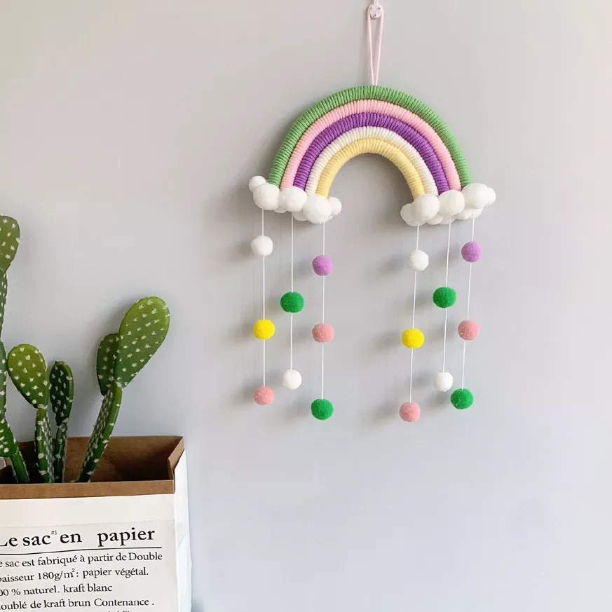 Cloud Rainbow Raindrop Wall Hangings Decoration For Kid Girls Bedroom Hanging Pendant Baby Bed Tent Hanging Toy Pendant
Cloud Rainbow Raindrop Wall Hangings Decoration For Kid Girls Bedroom Hanging Pendant Baby Bed Tent Hanging Toy Pendant
