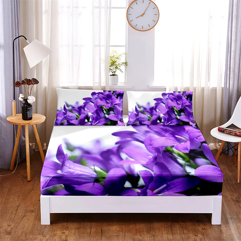 Beautiful Flower 3pc Polyester Bedding Solid Fitted Sheet Mattress Cover Four Corners with Elastic Band Bed Sheet(2 Pillowcases)
Beautiful Flower 3pc Polyester Bedding Solid Fitted Sheet Mattress Cover Four Corners with Elastic Band Bed Sheet(2 Pillowcases)