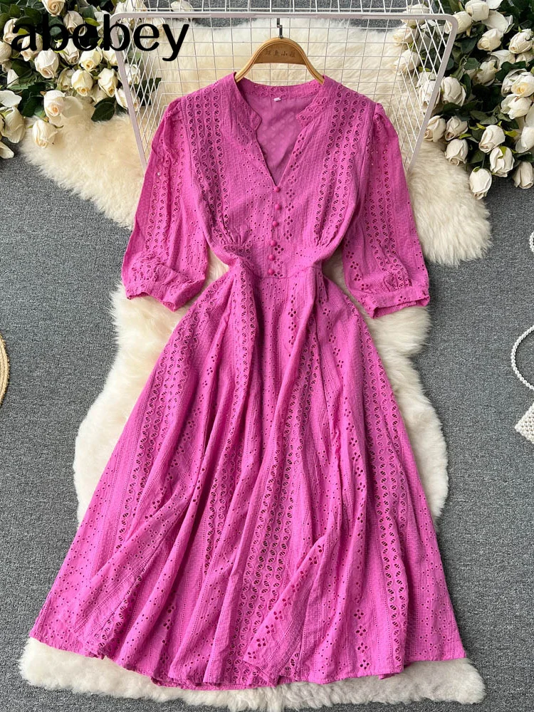 Summer Dress Vintage Sexy Lantern Sleeve Mid-Calf Dress Beach Bohemian Women'Summer Sundress 2022 Casual Vestido
Summer Dress Vintage Sexy Lantern Sleeve Mid-Calf Dress Beach Bohemian Women'Summer Sundress 2022 Casual Vestido