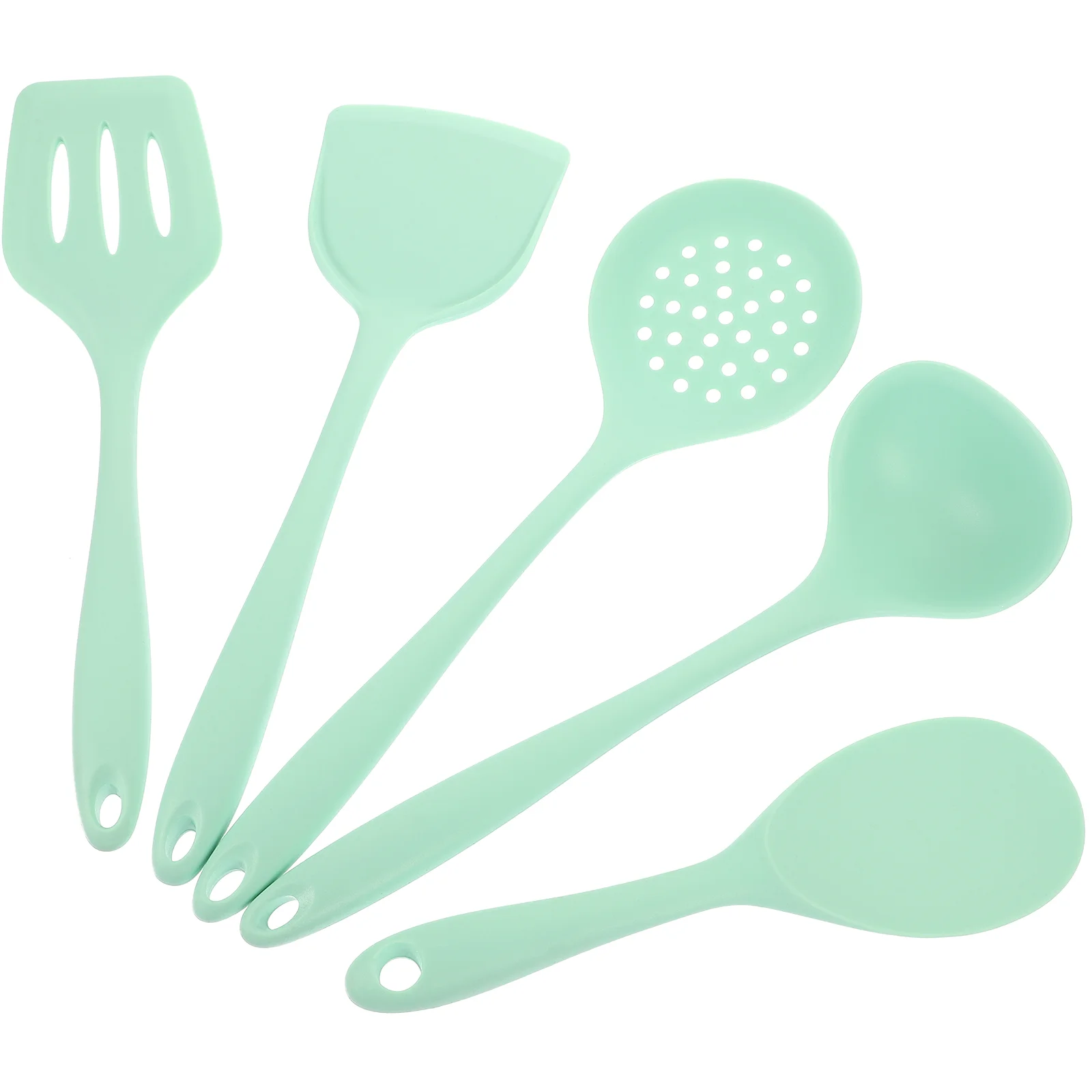 1 Set of Practical Silicone Spatula Silicone Colander Silicone Spoon Utensil Home Supplies 
1 Set of Practical Silicone Spatula Silicone Colander Silicone Spoon Utensil Home Supplies