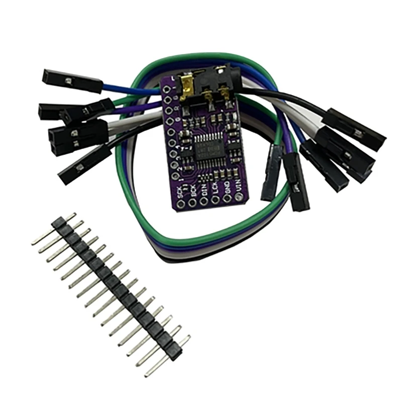 Плата проигрывателя PCM5102 I2S Модуль проигрывателя I2S Гибкие возможности подключенияОпции для различных аудиоустройств
Плата проигрывателя PCM5102 I2S Модуль проигрывателя I2S Гибкие возможности подключенияОпции для различных аудиоустройств
