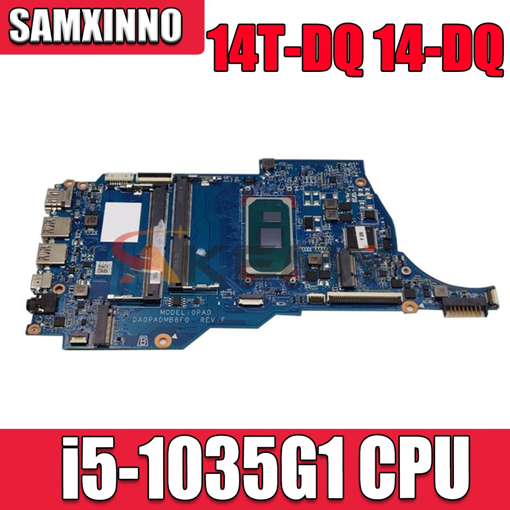 DA0PADMB8F0 0PAD L70915-601 For HP 14T-DQ 14-DQ 14S-DR 14S-DQ Laptop Motherboard L70915-001 with i5-1035G1 DDR4 100% tested OK
DA0PADMB8F0 0PAD L70915-601 For HP 14T-DQ 14-DQ 14S-DR 14S-DQ Laptop Motherboard L70915-001 with i5-1035G1 DDR4 100% tested OK