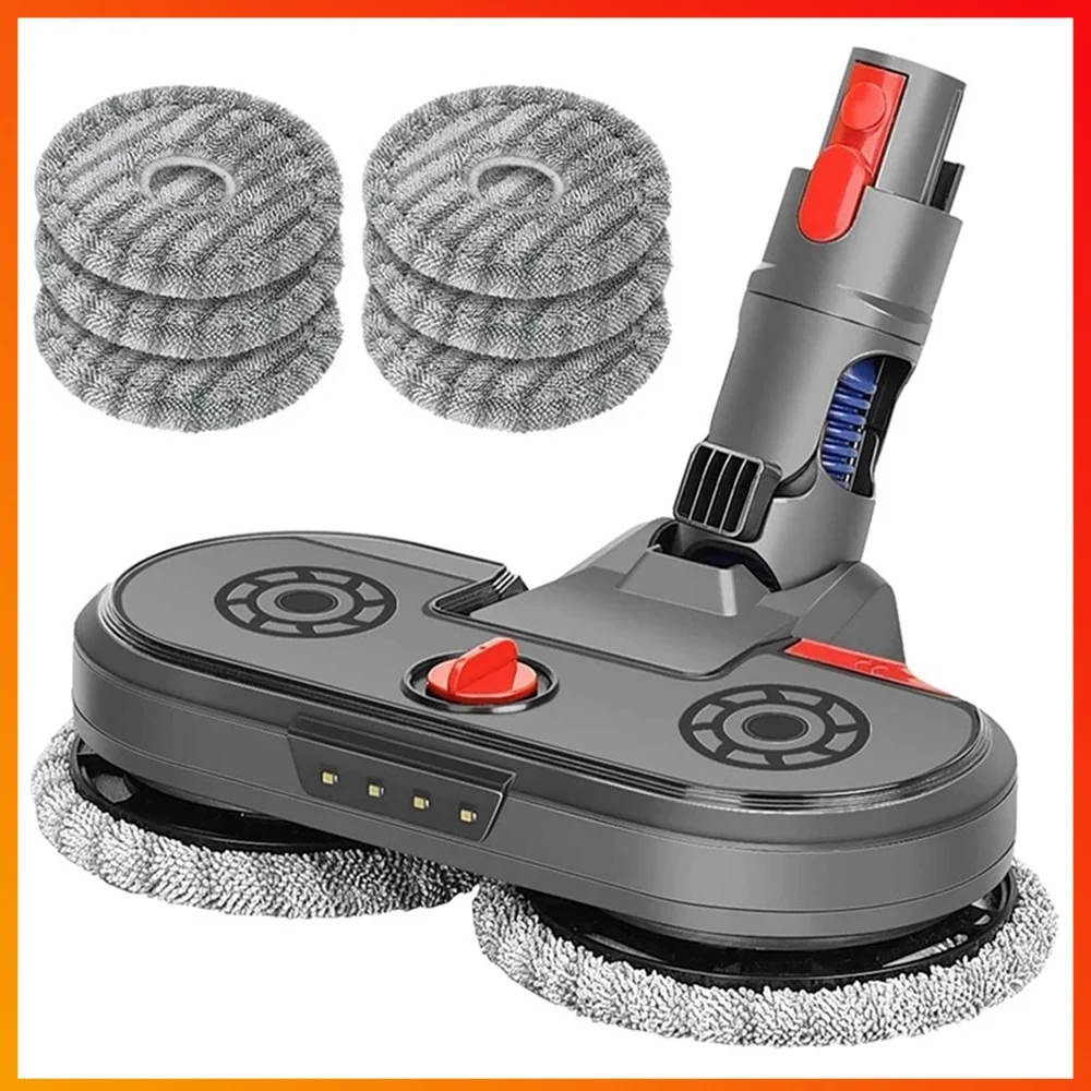 Electric Mop Attachment For Dyson V15 V11 V10 V8 V7 Mop Attachment with Integrated Water Tank LED Light Washable Mop
Electric Mop Attachment For Dyson V15 V11 V10 V8 V7 Mop Attachment with Integrated Water Tank LED Light Washable Mop