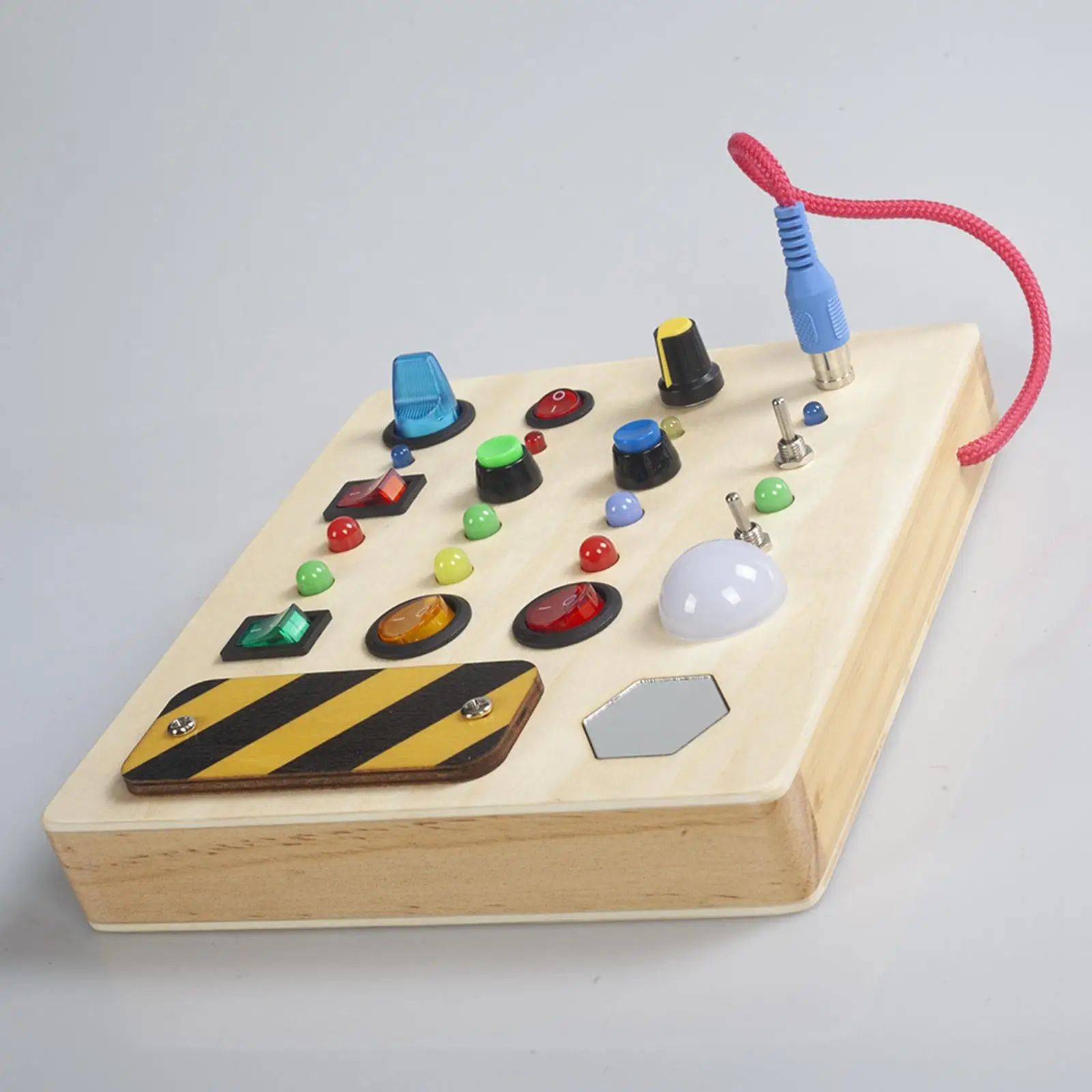 Lights Switch Busy Board Educational with Buttons Activities Practical Finger Skills Plane Toy for Children Boys Girls Toddlers
Lights Switch Busy Board Educational with Buttons Activities Practical Finger Skills Plane Toy for Children Boys Girls Toddlers